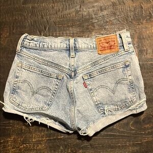Levi's Women's Blue Denim Shorts